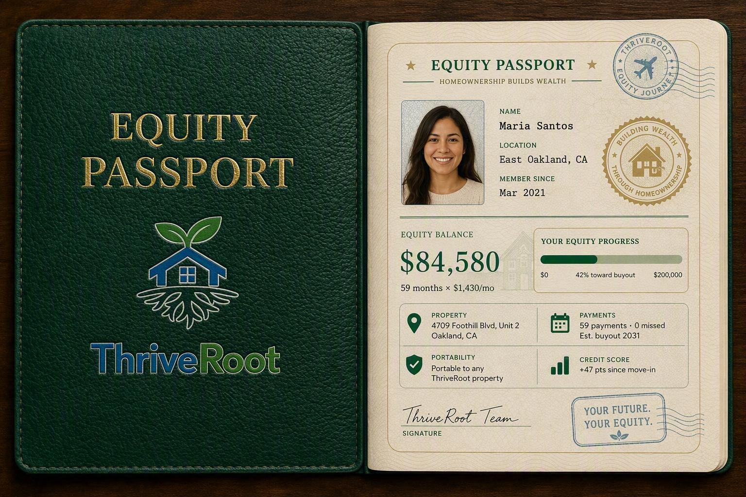 Sample steward Equity Passport